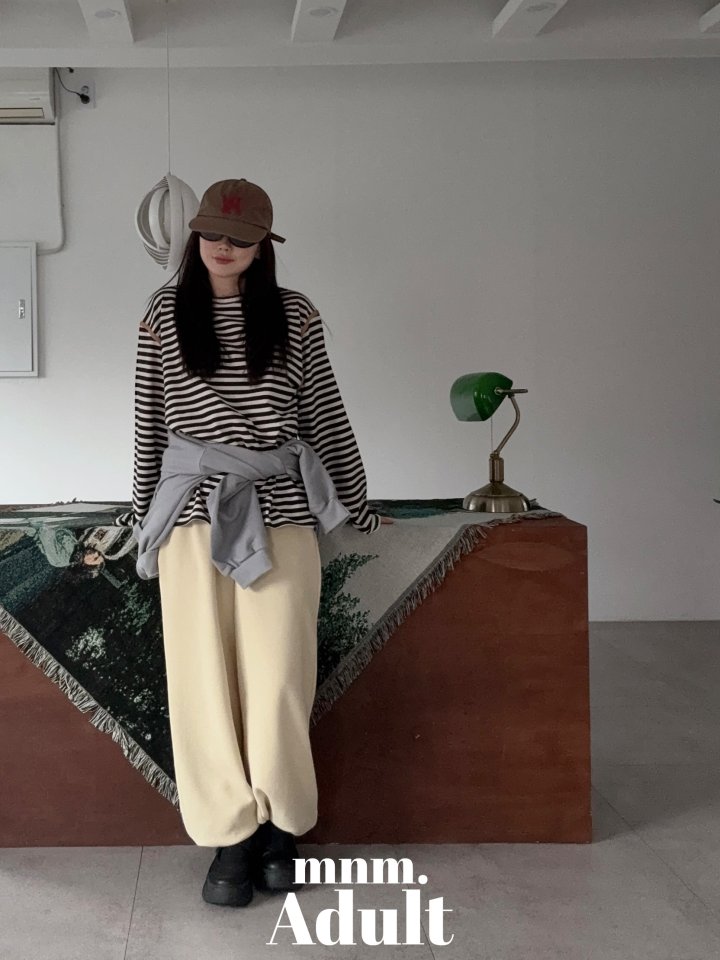 Minimal - Korean Women Fashion - #momslook - Pigment Line Tee (Adult) - 11