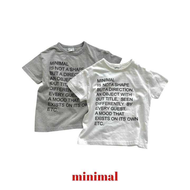 Minimal - Korean Women Fashion - #thatsdarling - Letter Tee (Adult)