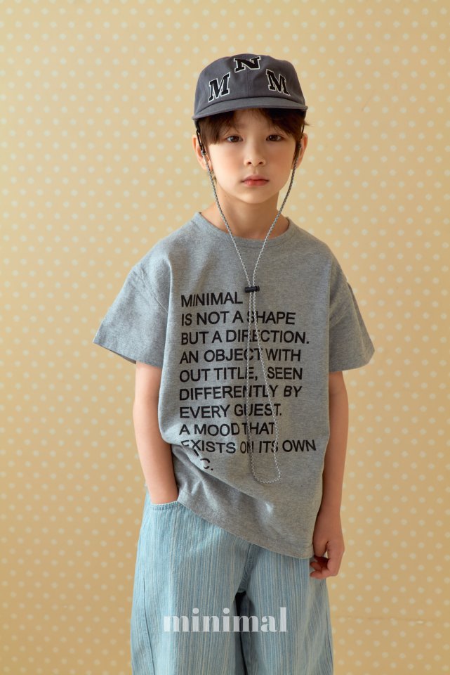 Minimal - Korean Women Fashion - #momslook - Letter Tee (Adult) - 4