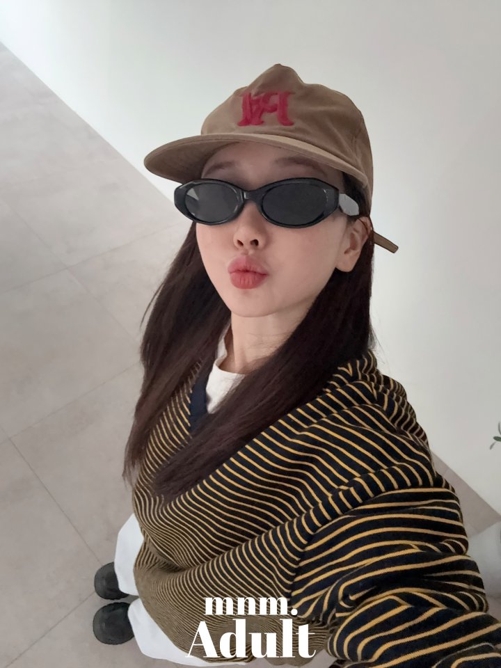 Minimal - Korean Women Fashion - #womensfashion - Stripe V Neck Sweatshirt (Adult) - 12
