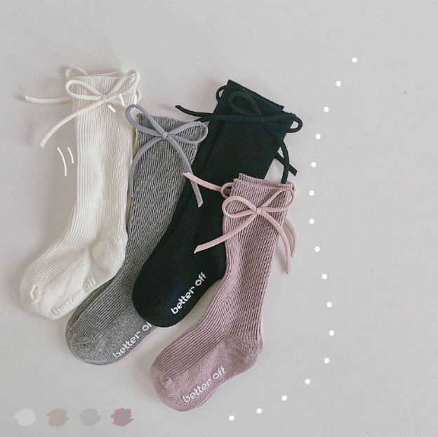 Miso - Korean Baby Fashion - #babyboutique - String Ribbon Tights - 11