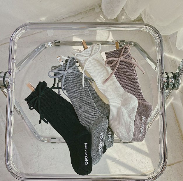 Miso - Korean Baby Fashion - #babyboutiqueclothing - String Ribbon Tights - 12