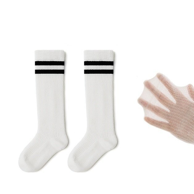 Miso - Korean Baby Fashion - #babyfashion - Summer Double Line Socks - 6