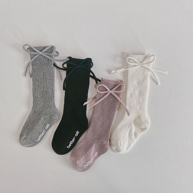 Miso - Korean Baby Fashion - #babygirlfashion - String Ribbon Tights