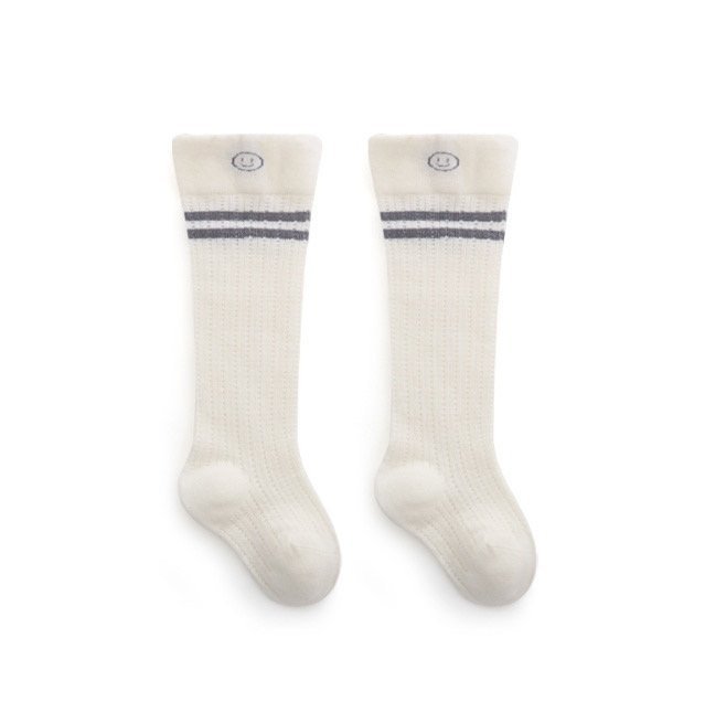 Miso - Korean Baby Fashion - #babygirlfashion - Flower Smile Knee Socks