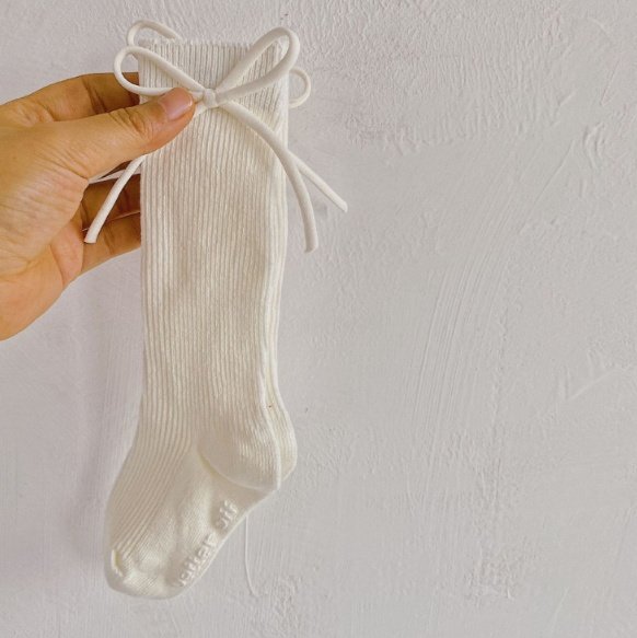 Miso - Korean Baby Fashion - #babylifestyle - String Ribbon Tights - 2