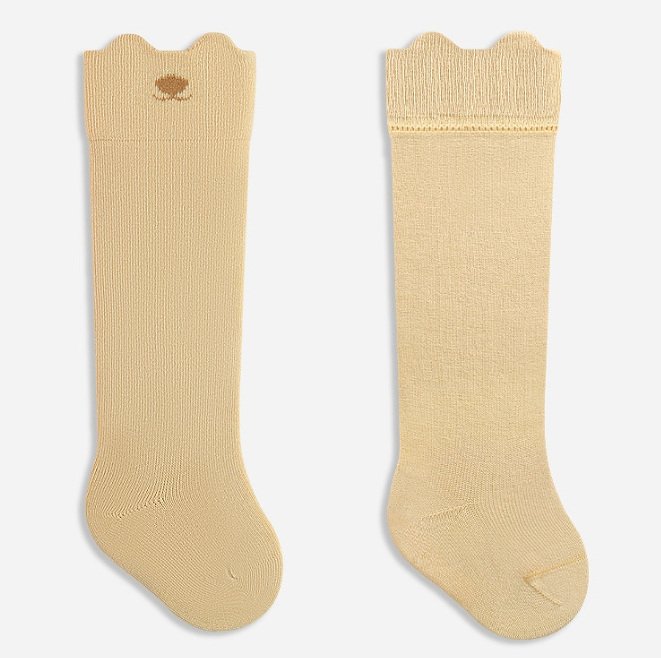 Miso - Korean Baby Fashion - #babyoutfit - Nose Knee Socks - 6