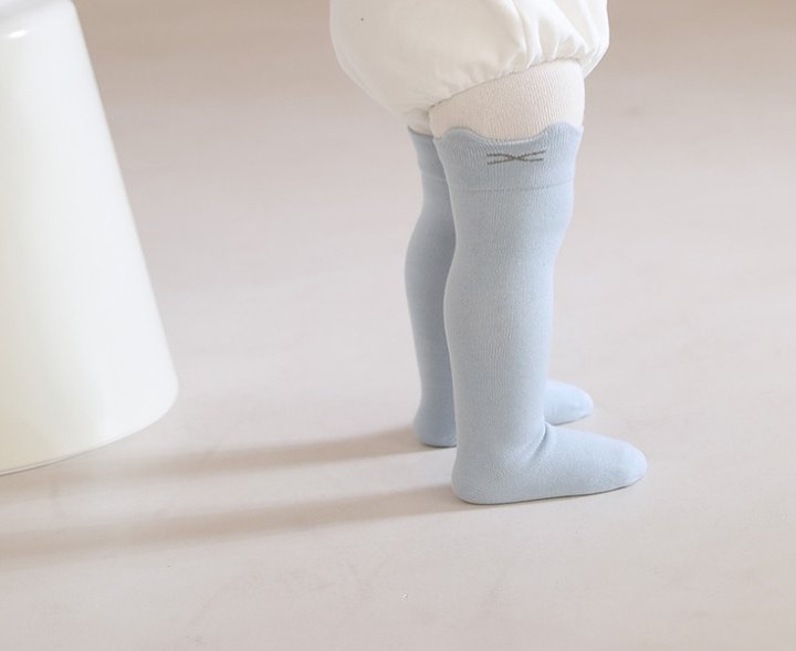 Miso - Korean Baby Fashion - #babyoutfit - Nose Knee Socks - 7