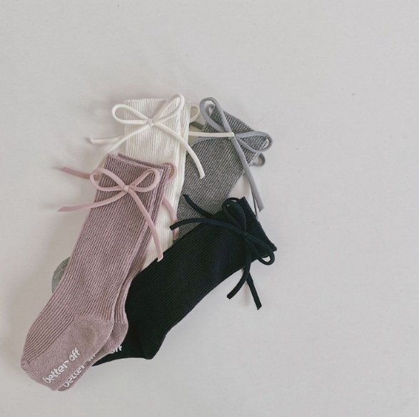 Miso - Korean Baby Fashion - #babywear - String Ribbon Tights - 7