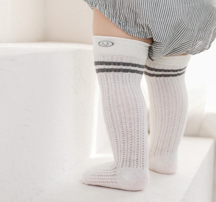 Miso - Korean Baby Fashion - #babywear - Flower Smile Knee Socks - 7