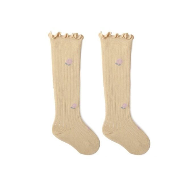 Miso - Korean Baby Fashion - #babywear - Freesia Knee-High Socks - 4