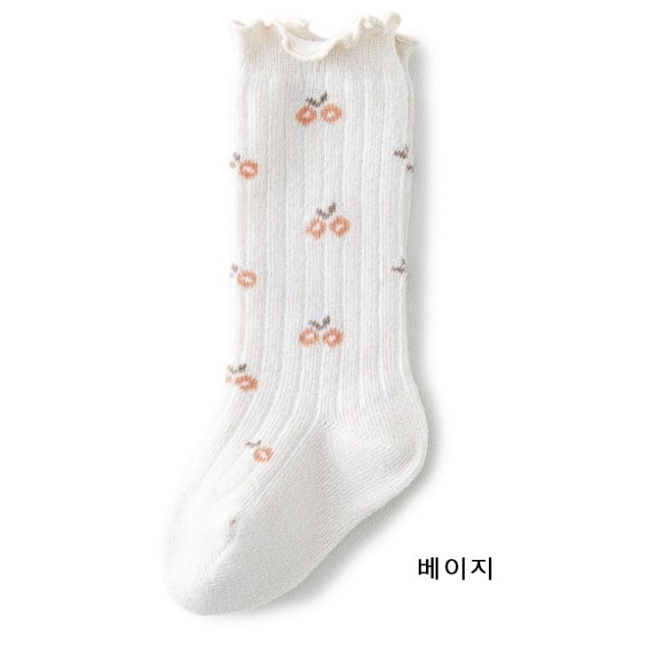 Miso - Korean Baby Fashion - #onlinebabyboutique - Margaret Frill Socks - 12