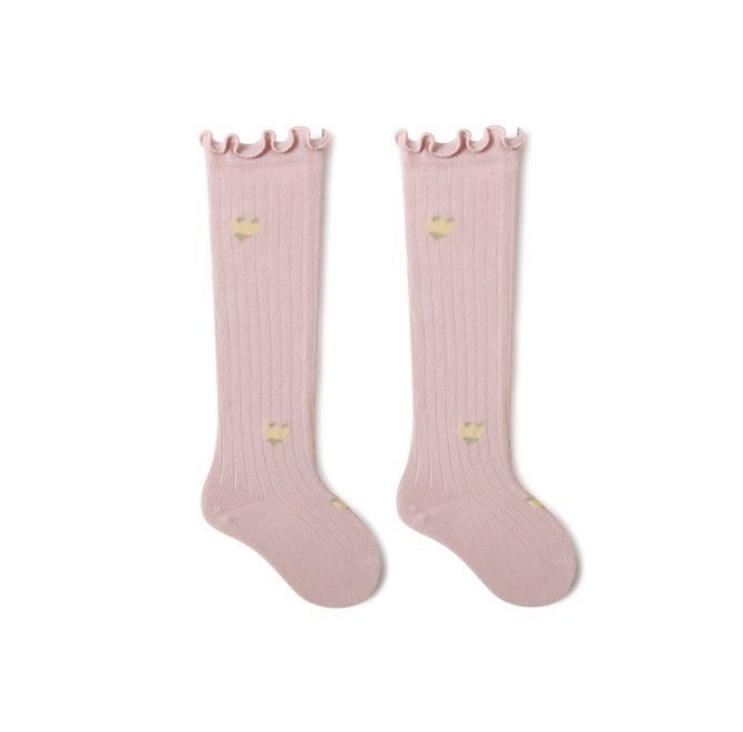 Miso - Korean Baby Fashion - #onlinebabyshop - Freesia Knee-High Socks - 5