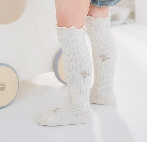 Miso - Korean Baby Fashion - #smilingbaby - Freesia Knee-High Socks - 6