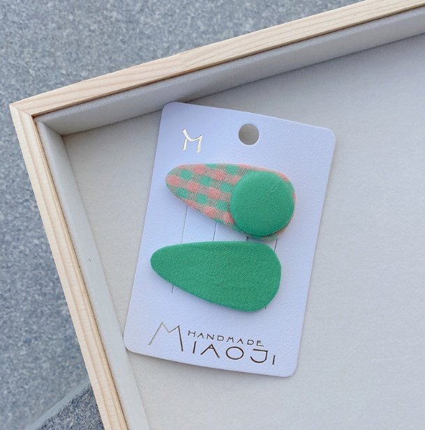 Miso - Korean Children Fashion - #kidzfashiontrend - One Point Snap Hair Clip Set - 4