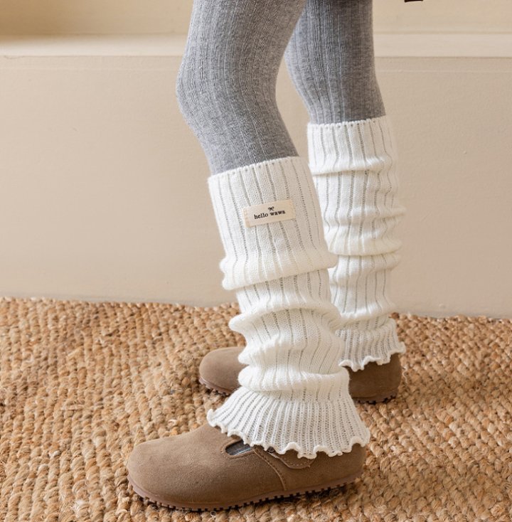 Miso - Korean Children Fashion - #Kfashion4kids - Label Warmer Leggings - 9