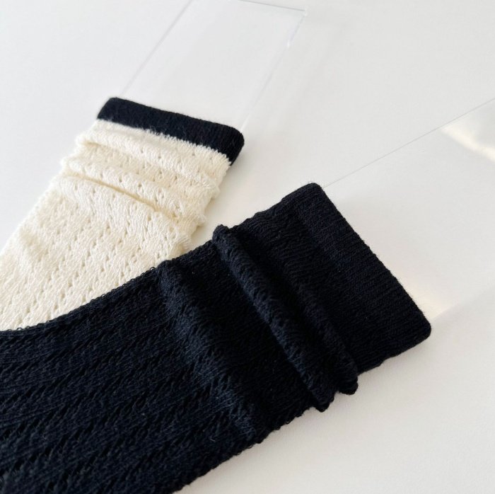 Miso - Korean Children Fashion - #kidzfashiontrend - Oreo Half Socks - 4