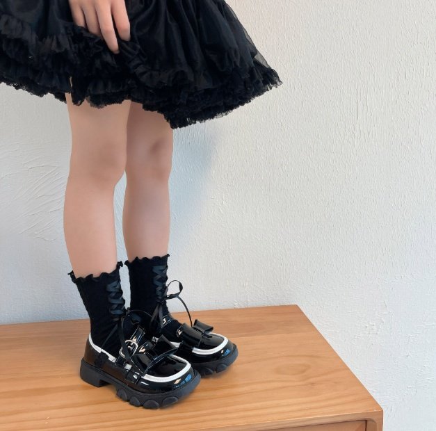 Miso - Korean Children Fashion - #Kfashion4kids - Ribbon Strap Socks - 11