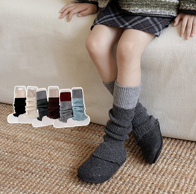 Miso - Korean Children Fashion - #childofig - Color Warmer Leggings - 3