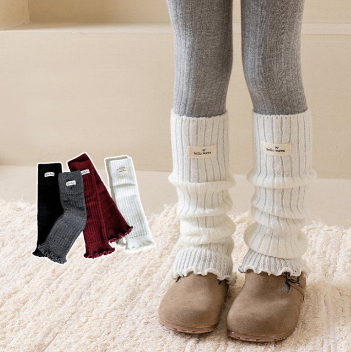 Miso - Korean Children Fashion - #childofig - Label Warmer Leggings