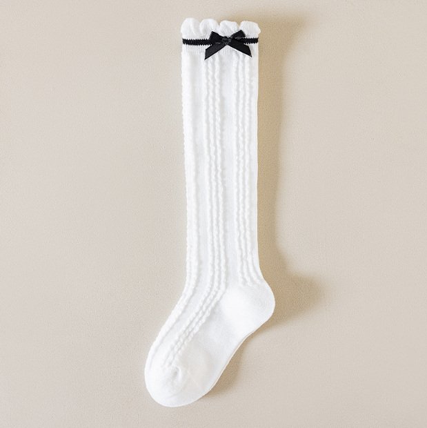 Miso - Korean Children Fashion - #childofig - Ribbon Cable Knit Tights - 2