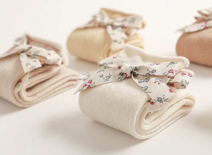 Miso - Korean Children Fashion - #childofig - Flower Ribbon Knee Socks - 9