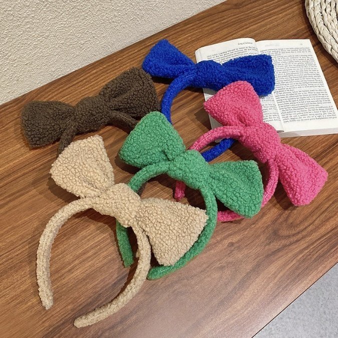 Miso - Korean Children Fashion - #childrensboutique - Curly Ribbon Hairband - 2