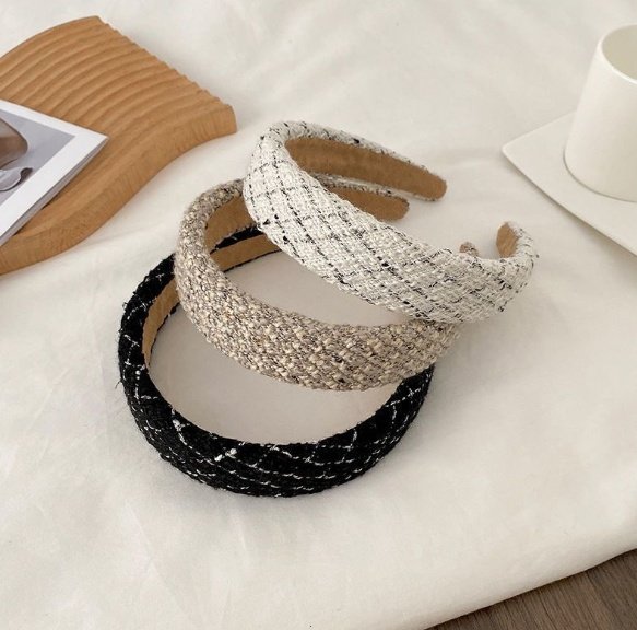 Miso - Korean Children Fashion - #childrensboutique - Tweed Hairband - 7