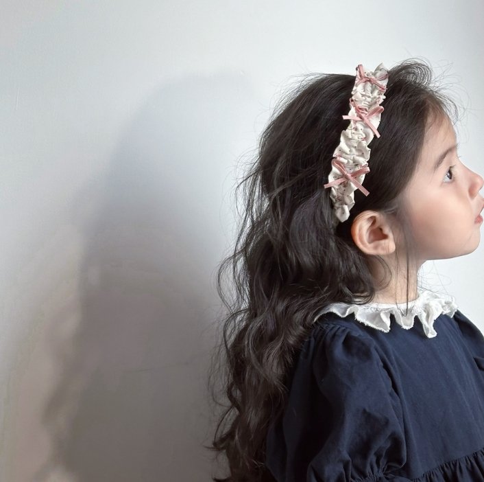 Miso - Korean Children Fashion - #childrensboutique - Frill Ribbon Hairband - 6