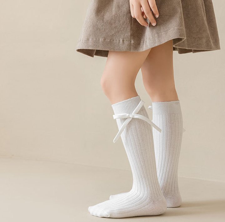 Miso - Korean Children Fashion - #childrensboutique - Simple Ribbon Tights - 9