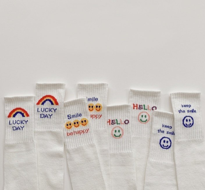 Miso - Korean Children Fashion - #designkidswear - Lucky Smile Socks - 2