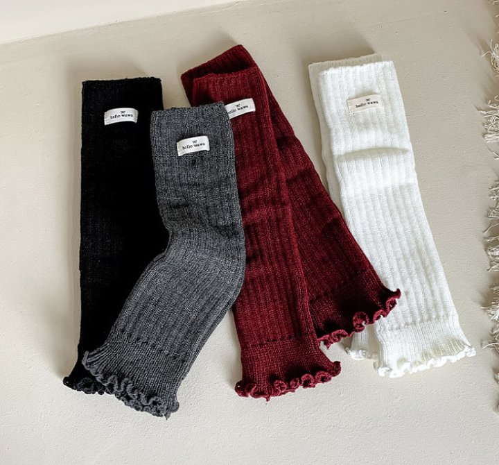 Miso - Korean Children Fashion - #designkidswear - Label Warmer Leggings - 4