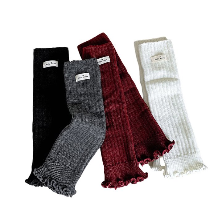 Miso - Korean Children Fashion - #fashionkids - Label Warmer Leggings - 5