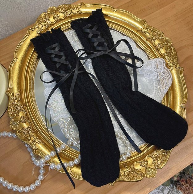 Miso - Korean Children Fashion - #fashionkids - Ribbon Strap Socks - 7