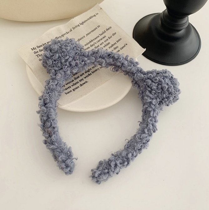 Miso - Korean Children Fashion - #kidsshorts - Curly Bear Hairband - 7