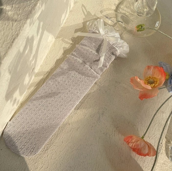 Miso - Korean Children Fashion - #kidsshorts - Ribbon Frill Socks - 9