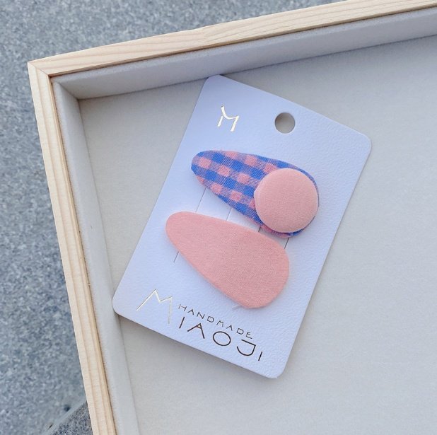 Miso - Korean Children Fashion - #kidsstore - One Point Snap Hair Clip Set - 2