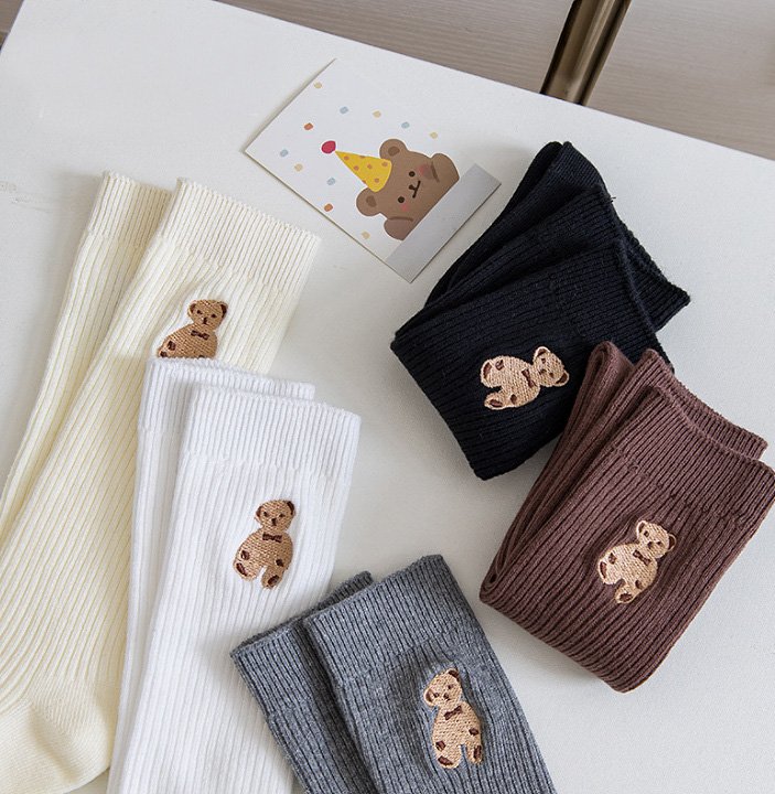 Miso - Korean Children Fashion - #kidsstore - New Bear Tights - 5