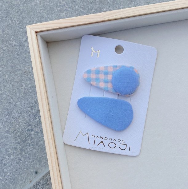 Miso - Korean Children Fashion - #kidzfashiontrend - One Point Snap Hair Clip Set - 3