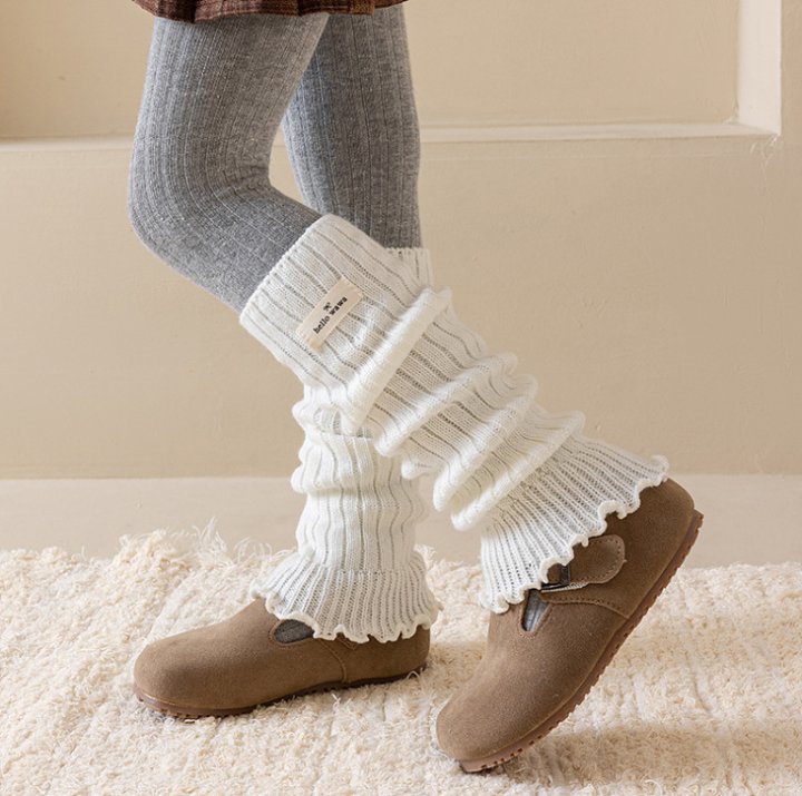Miso - Korean Children Fashion - #kidzfashiontrend - Label Warmer Leggings - 8