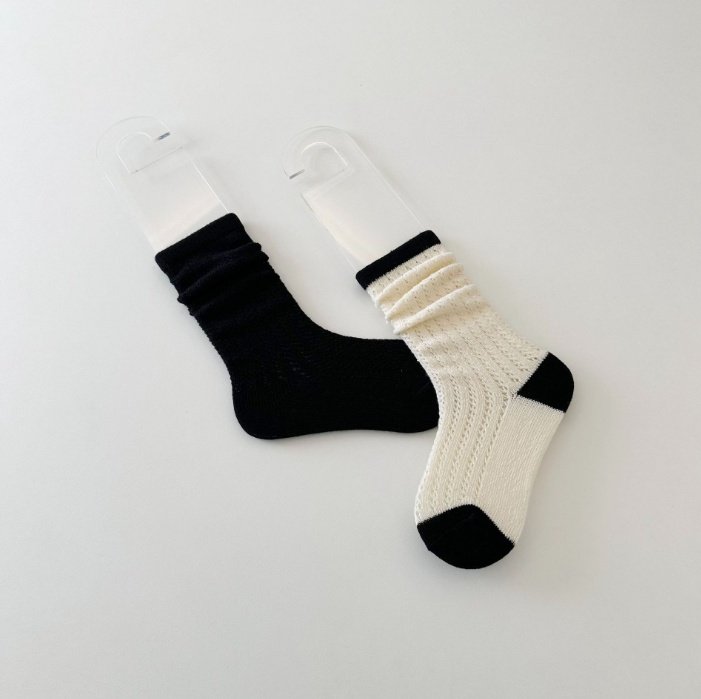 Miso - Korean Children Fashion - #kidzfashiontrend - Oreo Half Socks - 3