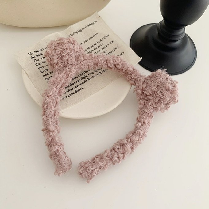 Miso - Korean Children Fashion - #littlefashionista - Curly Bear Hairband - 11