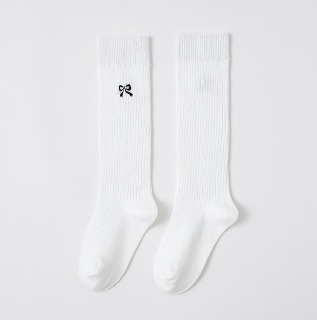 Miso - Korean Children Fashion - #minifashionista - Ribbed Ribbon Tights - 6