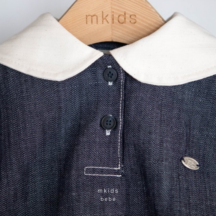 Mkids - Korean Baby Fashion - #babyboutique - Bebe Vincent Denim Suit - 3