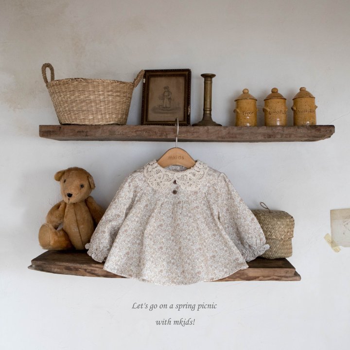 Mkids - Korean Baby Fashion - #babygirlfashion - Bebe Cotton Candy Blouse - 2