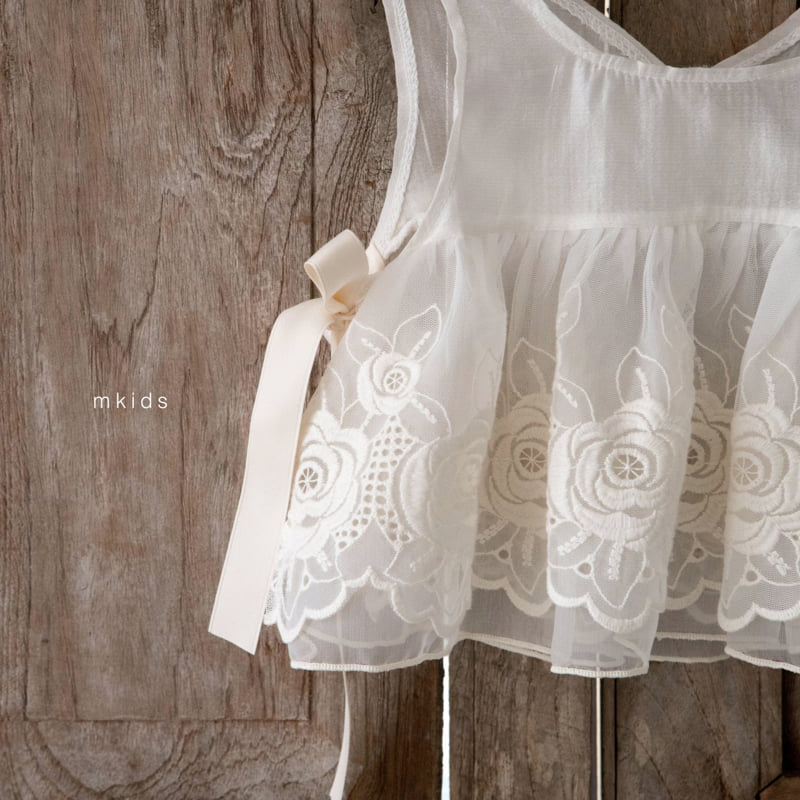 Mkids - Korean Baby Fashion - #babylifestyle - Rosette Bustier - 3