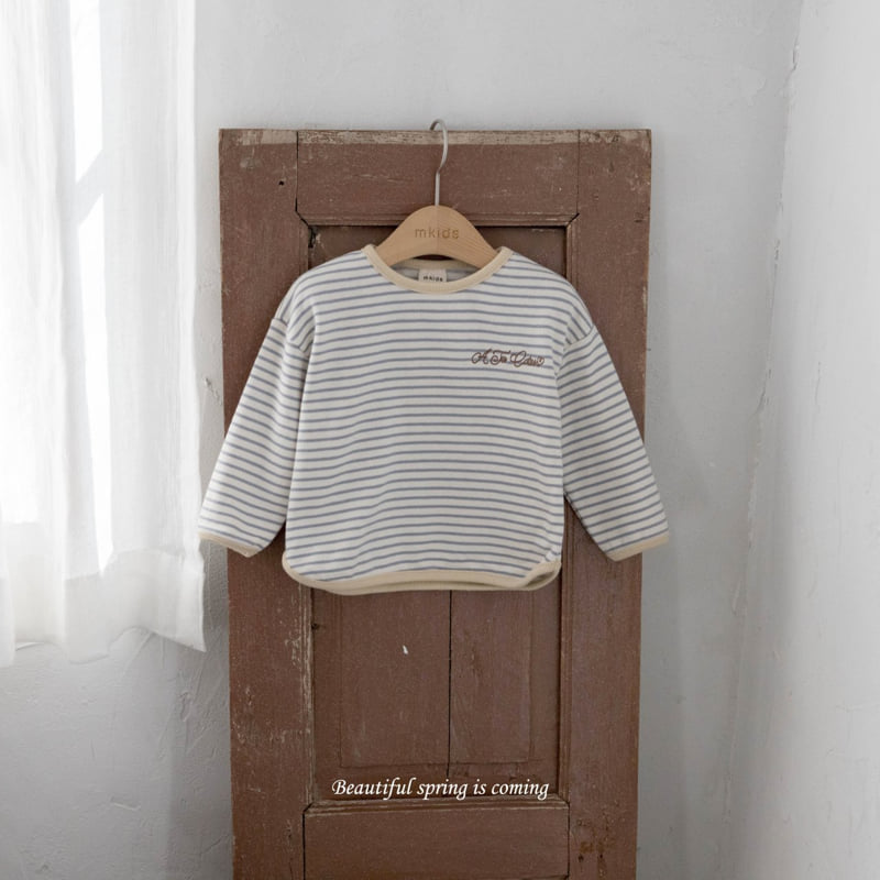 Mkids - Korean Baby Fashion - #babyoninstagram - Macaron Stripe Tee - 10