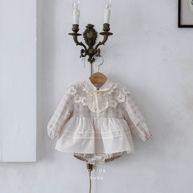 Mkids - Korean Baby Fashion - #babyoninstagram - Cecil Lace Cape - 8