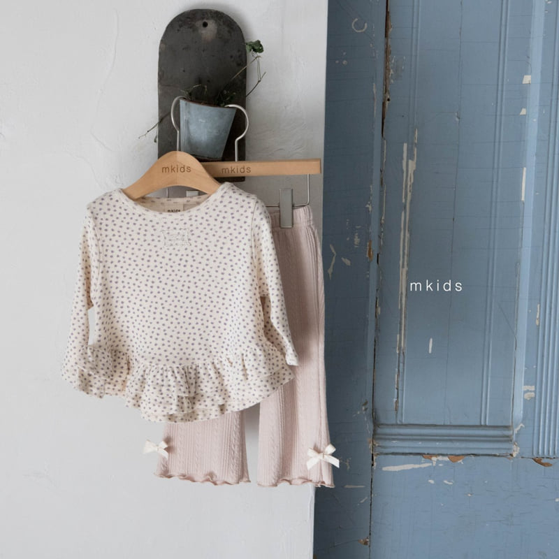 Mkids - Korean Baby Fashion - #babyoninstagram - Melanie Frill Pants - 6