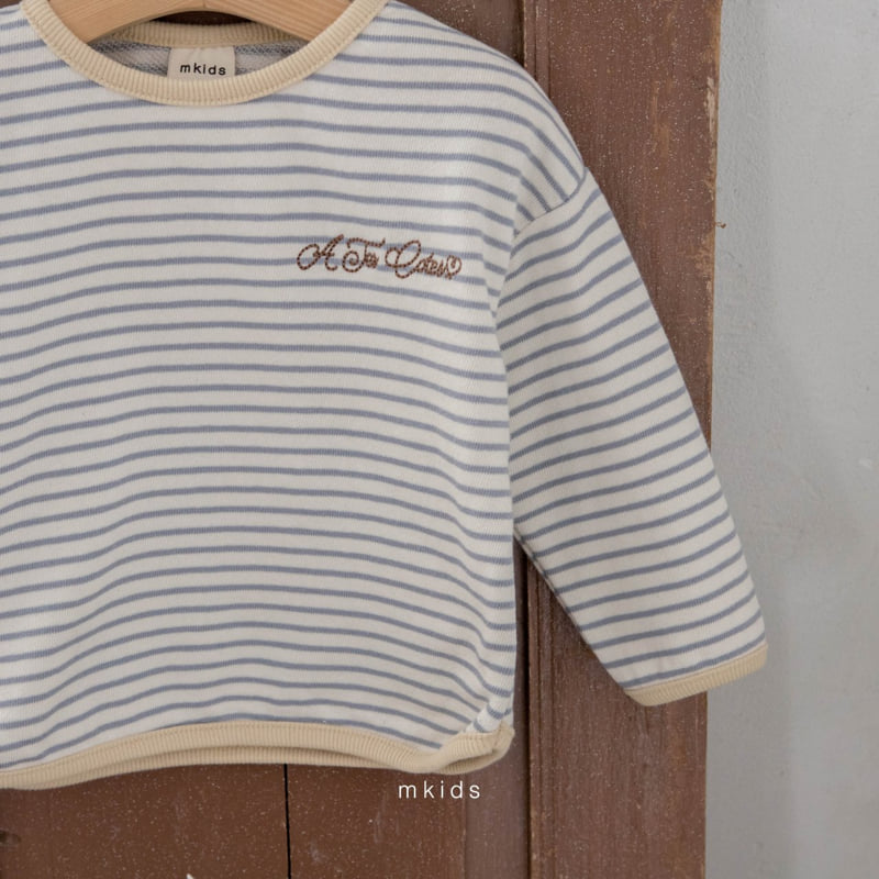 Mkids - Korean Baby Fashion - #babyootd - Macaron Stripe Tee - 11